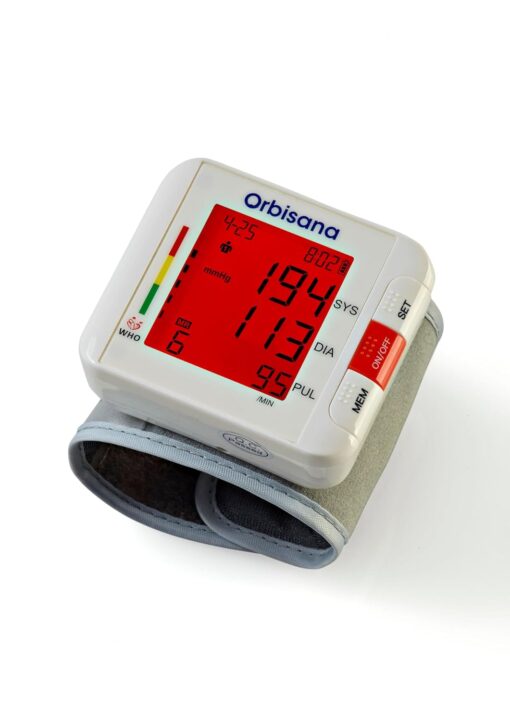 Blutdruckmessgerät BDH 355 für Handgelenk von Obrisana für Blutdruck und Pulsmessung – Bild 4