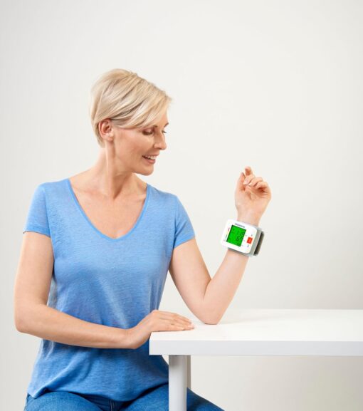Blutdruckmessgerät BDH 355 für Handgelenk von Obrisana für Blutdruck und Pulsmessung – Bild 5