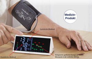 Blutdruckmessgerät BDO 380 für den Oberarm von Orbisana zur Blutdruck- und Pulsmessung