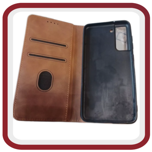 HandyHülle S21FE Samsung Modelle Case Schutz Tasche Basic Wallet Flip Etui Cover – Bild 3