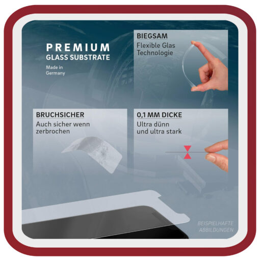 Black Rock - Schutzglas, Schutzfolie, Displayschutz - Premium Glass 0,1 mm für Apple iPhone XS Max I – Bild 2