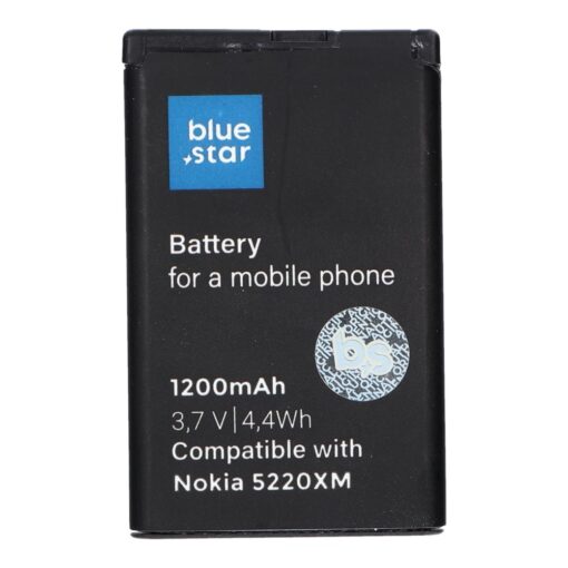 AKKU für Nokia 5220 XM/5630 XM/6303/6730/3720/C3/C5-00/C6-01 1200m/Ah Li-Ion (BS) PREMIUM