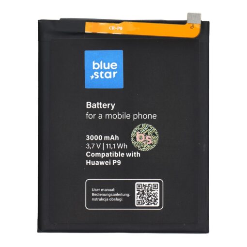 AKKU für Huawei P9/P9 Lite/P8 Lite (2017)/P10 Lite/P20 Lite/Honor 9 Lite 3000 mAh Li-Ion Blue Star Premium