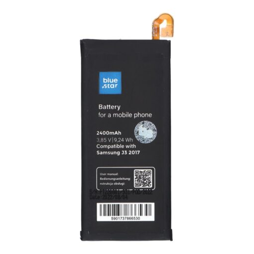AKKU für Samsung Galaxy J3 2017 2400 mAh Li-Ion Blue Star PREMIUM