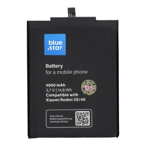 AKKU für Xiaomi Redmi 3/3S/3X/4X (BM47) 4000 mAh Li-Ion Blue Star