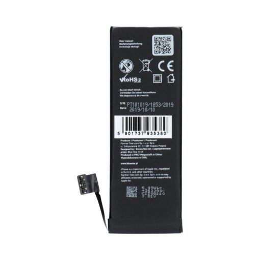 AKKU für iPhone 5C 1510 mAh Blue Star HQ – Bild 3