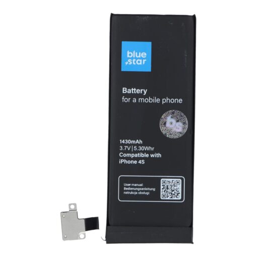 AKKU für iPhone 4s 1430 mAh Blue Star HQ