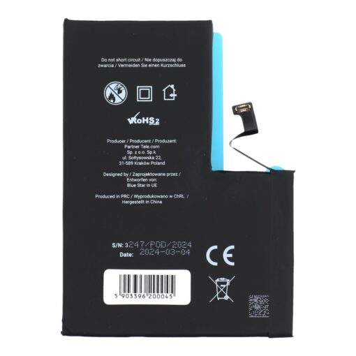 AKKU für Iphone 13 PRO MAX 4352 mAh Blue Star HQ
