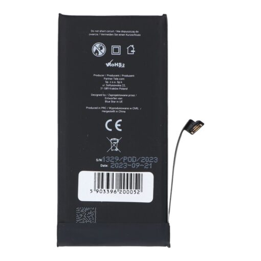 AKKU für Iphone 13 mini 2406 mAh Blue Star HQ – Bild 3