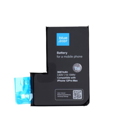 AKKU ohne BMS für Iphone 12 PRO MAX 3687 mAh Blue Star HQ
