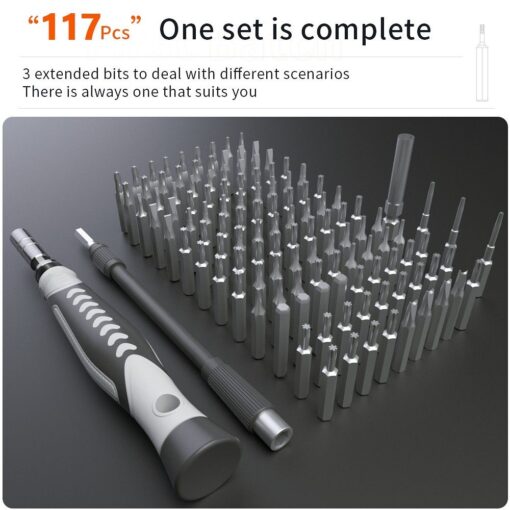 UF-TOOLS - Präzisionsschraubendreher mit austauschbaren Bits 130in1 – Bild 3