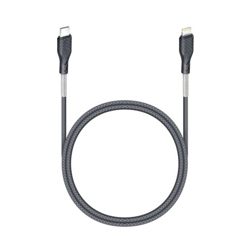 FORCELL Carbon Kabel Typ C zu iPhone Lightning 8-pin Power Delivery PD27W CB-01C schwarz 1 Meter – Bild 4