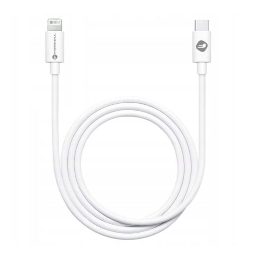 FORCELL Typ C zu Lightning 8-pin Power Delivery Kabel PD27W C291 TUBA weiß 1 Meter – Bild 3