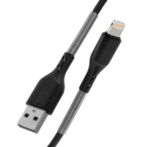 FORCELL F-ENERGY Carbon CB-01A cable USB A to Lightning 2,4A 12W 1 m black – Bild 6