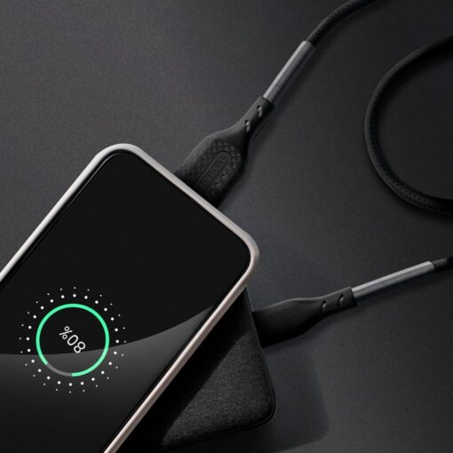 FORCELL F-ENERGY Carbon CB-01A cable USB A to Lightning 2,4A 12W 1 m black – Bild 12