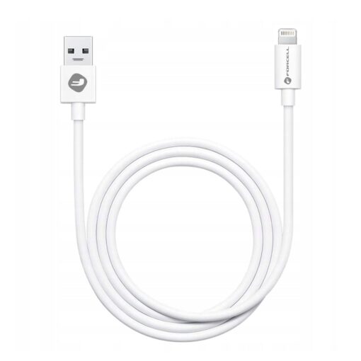 FORCELL USB A zu Lightning 8-pin 1A Kabel C316 TUBA weiß 1 Meter – Bild 3
