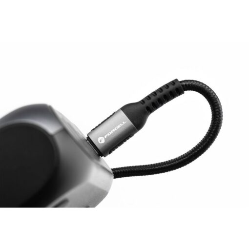 FORCELL F-ENERGY C259 Kabel Typ C zu Lightning PD 3A 27W Cafule 1.2 m schwarz – Bild 6