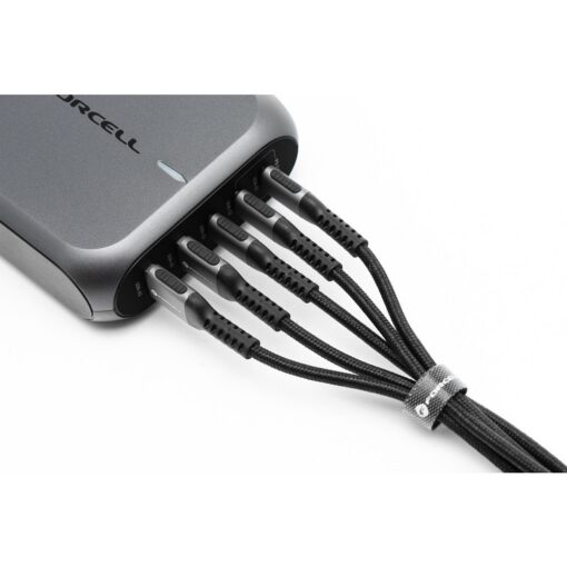 FORCELL F-ENERGY C257 cable USB A to Lightning 2,4A 12W Cafule 2 m black – Bild 3