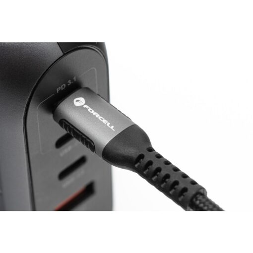 FORCELL F-ENERGY C257 cable USB A to Lightning 2,4A 12W Cafule 2 m black – Bild 7