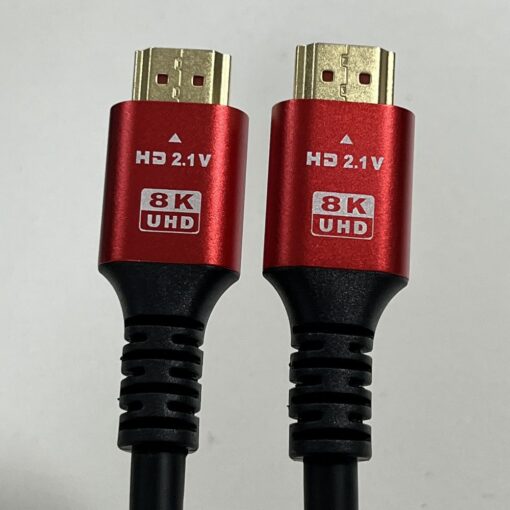 Cable HDMI 2.1 8K 60Hz / 4K 120Hz – Ultra High Speed, HDR, eARC, VRR, 48Gbps 1 m black – Bild 5