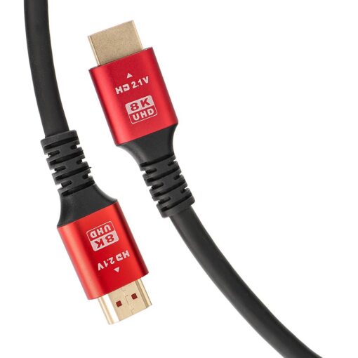 Cable HDMI 2.1 Cable 8K 60Hz / 4K 120Hz – Ultra High Speed, HDR, eARC, VRR, 48Gbps 3 m black – Bild 3