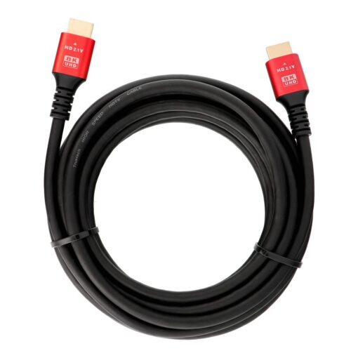 Cable HDMI 2.1 Cable 8K 60Hz / 4K 120Hz – Ultra High Speed, HDR, eARC, VRR, 48Gbps 5 m black