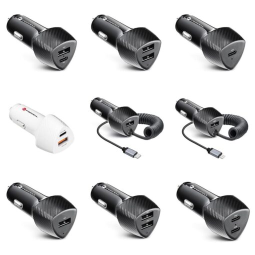 KFZ - Ladegerät FORCELL CARBON Typ C 3.0 PD20W CC50-1C schwarz (Total 20W) – Bild 7