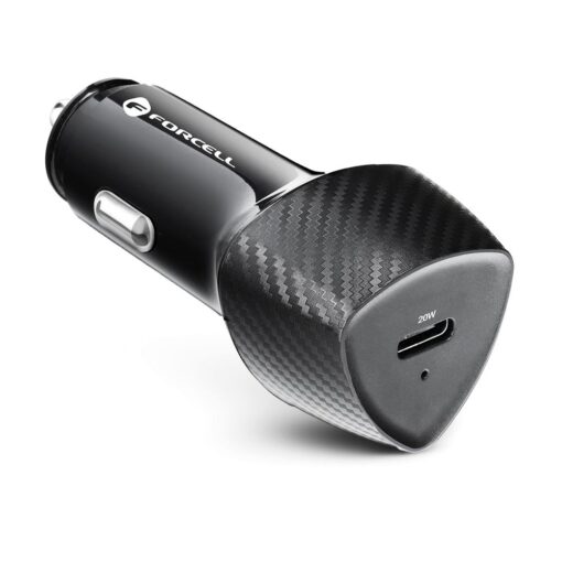 KFZ - Ladegerät FORCELL CARBON Typ C 3.0 PD20W CC50-1C schwarz (Total 20W) – Bild 8