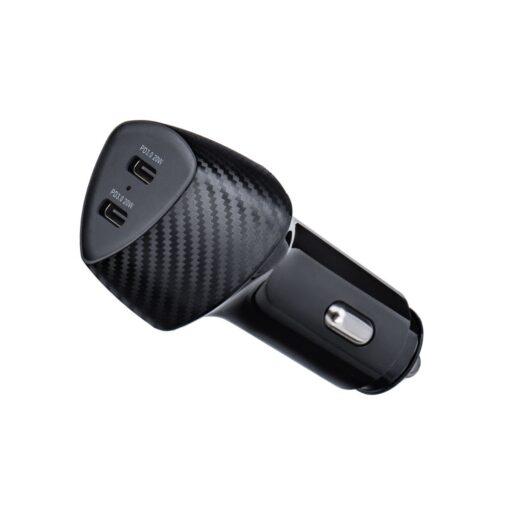 KFZ - Ladegerät FORCELL CARBON Typ C 3.0 PD20W + Typ C 3.0 PD20W CC50-2C schwarz (Total 40W) – Bild 9
