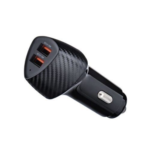 KFZ - Ladegerät FORCELL CARBON USB QC 3.0 18W + USB QC 3.0 18W CC50-2A36W schwarz (Total 36W) – Bild 7