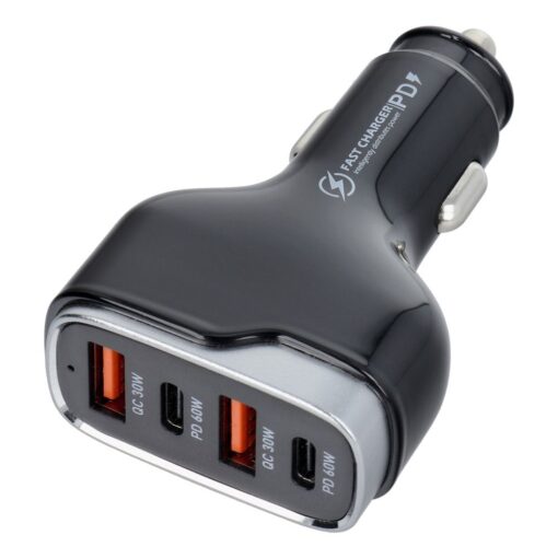 Autoladegerät 2x USB QC 3.0 + 2x Typ C PD CC53-2A2C (insgesamt 120W)