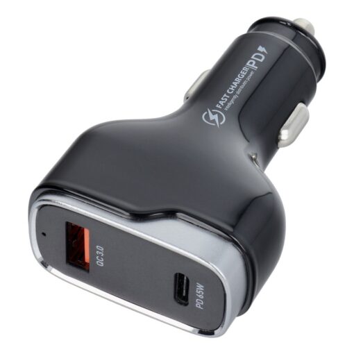USB QC 3.0 18W + Typ C PD 65W Autoladegerät CC53-1A1C (insgesamt 83W)