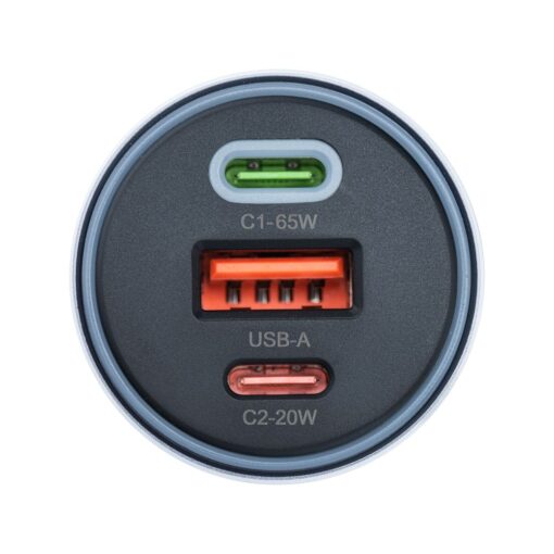 FORCELL F-ENERGY Alu Autoladegerät 2 x Typ C + USB A PD QC4.0 SFC2.0 3A 85W grau – Bild 8