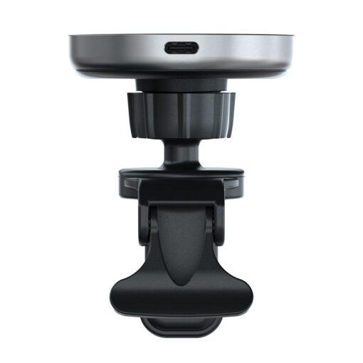 SATECHI magnetic car holder for air vent with wireless chargibg compatible with MagSafe Qi2 15W ST-Q2CCM space gray – Bild 4