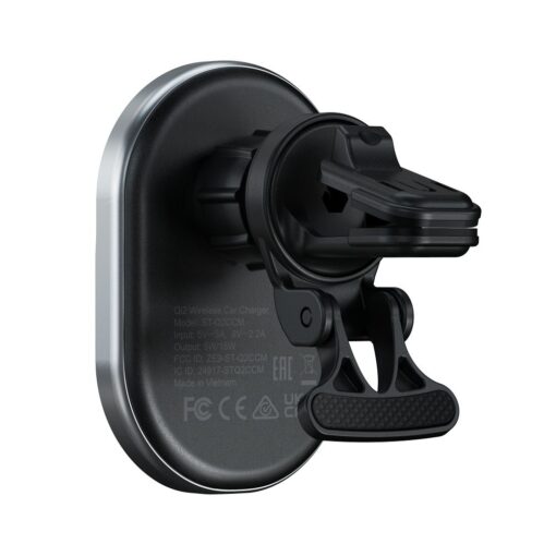 SATECHI magnetic car holder for air vent with wireless chargibg compatible with MagSafe Qi2 15W ST-Q2CCM space gray – Bild 7