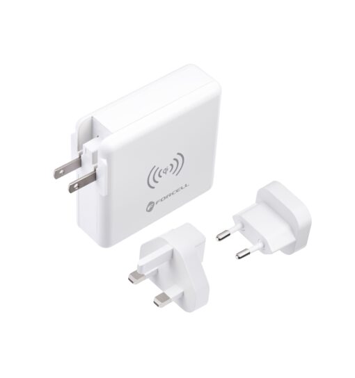 Forcell F-Energy Multifunktionsladegerät 4in1 15W mit USB/USB typ C, Power Bankiem 8000mAh und kabelloses Laden – Bild 9