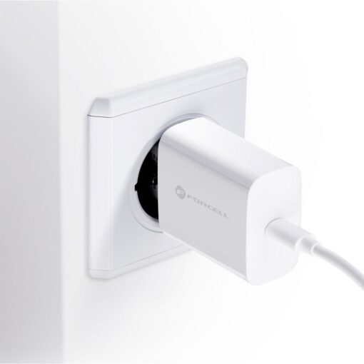 NETZ - Ladegerät Forcell mit USB Typ C Cabel - 3A 25W Anschluss mit PD und Quick Charge 4.0 Ladefunktion – Bild 6
