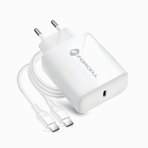 NETZ - Ladegerät Forcell mit USB Typ C Cabel - 3A 25W Anschluss mit PD und Quick Charge 4.0 Ladefunktion – Bild 8