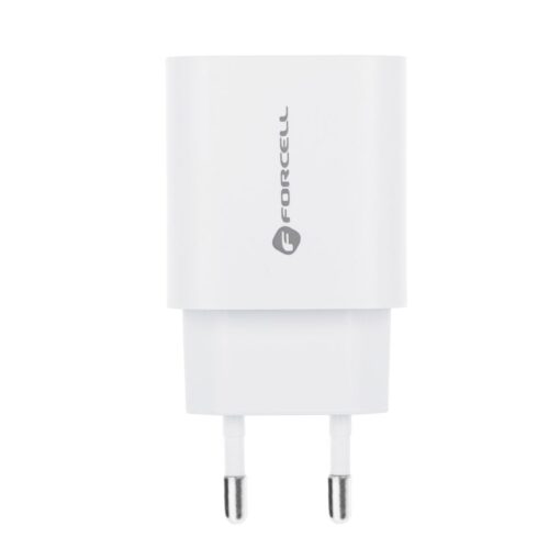 Forcell Netz-Ladegerät - 3A 30W mit zwei Anschlüssen: USB Typ C und USB A mit PD und QC 4.0 Aufladung – Bild 4