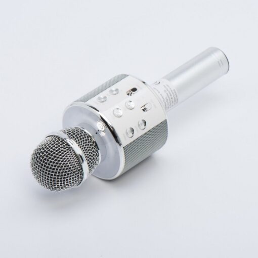 Multimedia Karaoke-Mikrofon CR58 silber – Bild 7