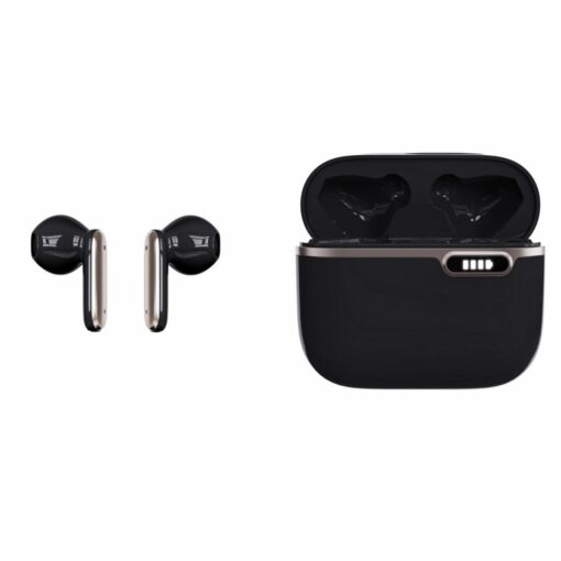 Kabellose / bluetoothfähige Stereo-Kopfhörer TWS ART AP-TW-B4B + Dockingstation mit Typ-C-Anschluss schwarz – Bild 3