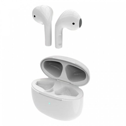 Kabellose / bluetooth Stereo Kopfhörer TWS ART AP-TW-B1 + Dockingstation mit Lightning 8-pin Anschluss weiß – Bild 4