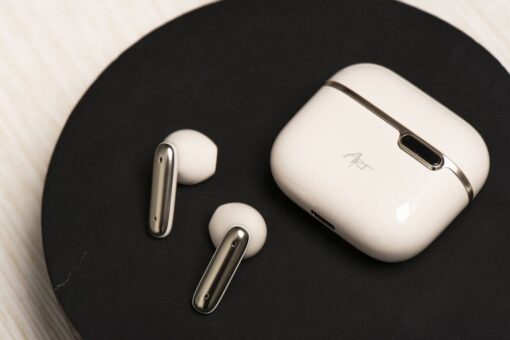 Kabellose / bluetooth Stereo Kopfhörer TWS ART AP-TW-B4W + Dockingstation mit Typ C Anschluss weiß – Bild 14