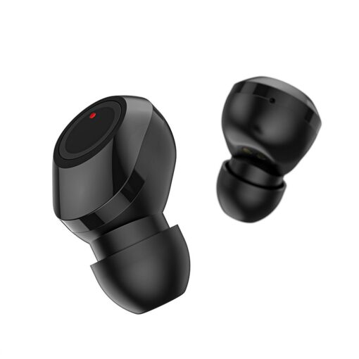 Kabellose / bluetoothfähige Stereo-Kopfhörer TWS M9 + Dockingstation schwarz – Bild 5