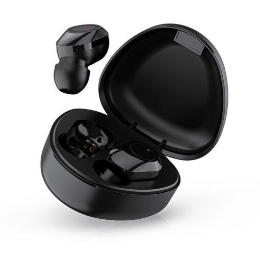Kabellose / bluetoothfähige Stereo-Kopfhörer TWS M9 + Dockingstation schwarz – Bild 6