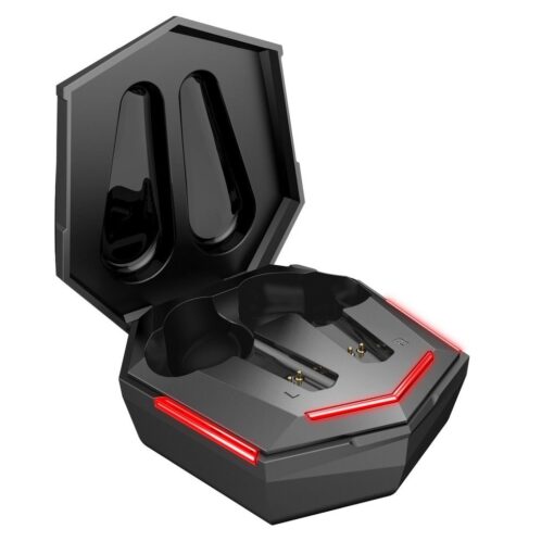 Kabellose / bluetooth Stereo Kopfhörer TWS ART AP-TW-G10 GAMING + Dockingstation mit Typ C Anschluss schwarz – Bild 4