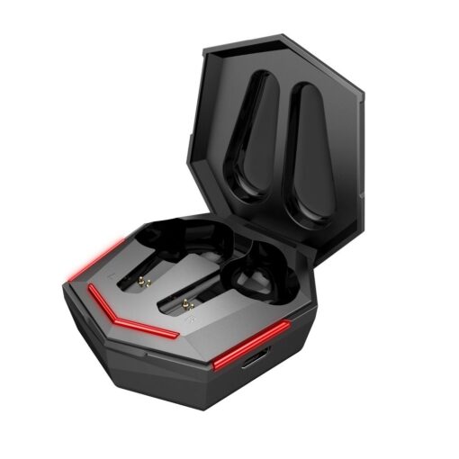 Kabellose / bluetooth Stereo Kopfhörer TWS ART AP-TW-G10 GAMING + Dockingstation mit Typ C Anschluss schwarz – Bild 6