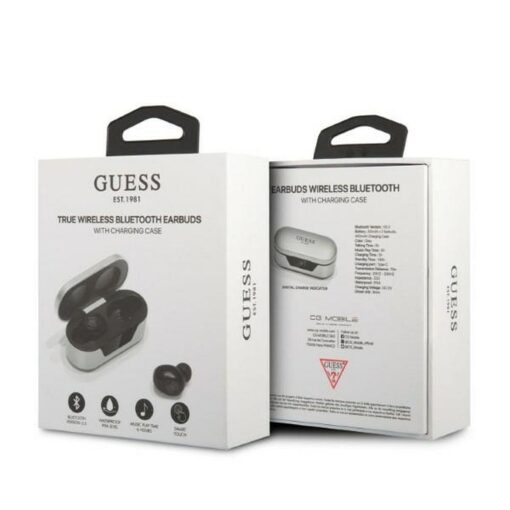 GUESS wireless earphones bluetooth TWS + docking station GUTWST31EG (BT5 Classic) grey – Bild 6