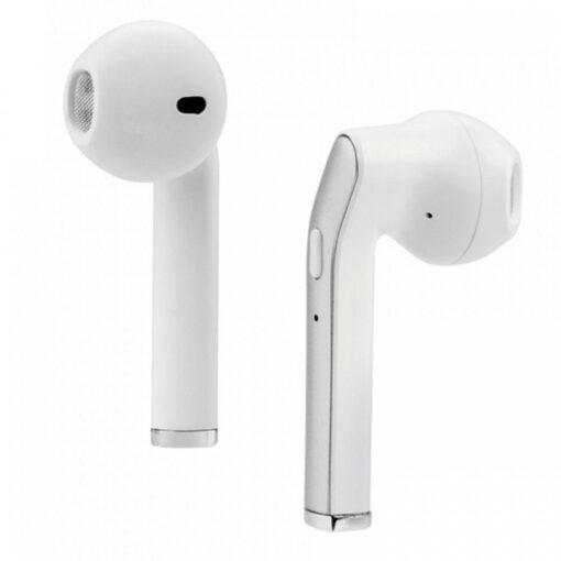 ART wireless earphones bluetooth TWS + docking station Micro USB AP-TW-B2 white silver – Bild 6