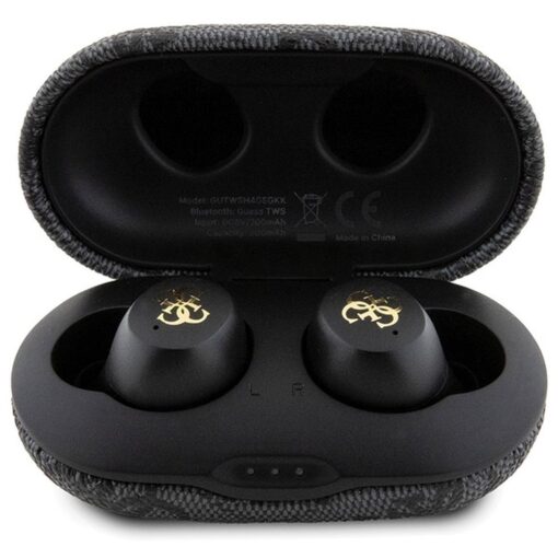 GUESS wireless earphones bluetooth TWS ENC + docking station GUTWSP4EGK (4G Metal) black – Bild 5